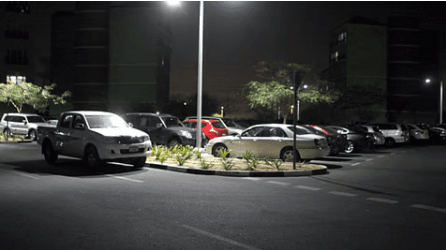 Parking on Discovery Garden